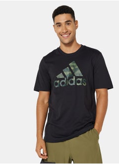 Buy Essentials Camo Print T-Shirt in UAE