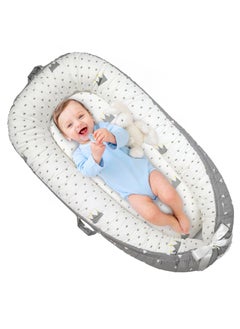 Buy Baby Lounger for Newborn Cover - Newborn Lounger for 0-12 Months, Breathable & Portable Infant Lounger - Adjustable Cotton Soft Baby Floor Seat for Travel, Newborn Essentials in UAE