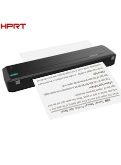 Buy HPRT MT800 A4 Portable Thermal Transfer Printer Wireless&USB Connect with Mobile Computer for Office School Car Travel Printer with 1pc Ribbon Roll Compatible in Saudi Arabia