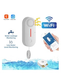 Buy UanTii Smart Water Leak Sensor with Sound Alarm Tuya WiFi  Water Overflow Level Detector Wireless Flood Leakage Sensor Remote Monitor  through Smart Life App in Saudi Arabia