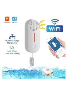 Buy UanTii Smart Water Leak Sensor with Sound Alarm Tuya WiFi  Water Overflow Level Detector Wireless Flood Leakage Sensor Remote Monitor  through Smart Life App in UAE