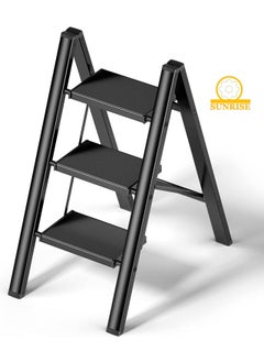 Buy Household 3 Steps Portable Folding Ladder in UAE