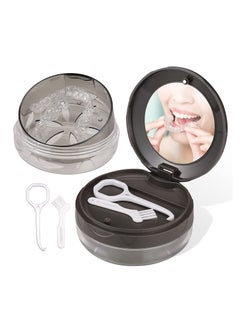 Buy Denture Case SYOSI Leak Proof Denture Bath Case Cup Kit for Women  Men with Mirror Strainer Removal Tool and Denture Brush for Travel Cleaning Denture Holder Box Bath Soaking Container in UAE