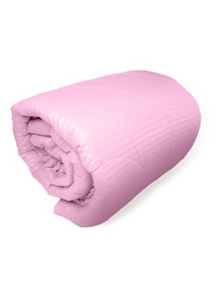 اشتري Pink  Colour Double Size Plain Duvet Cover Cotton 200x220cm في الامارات