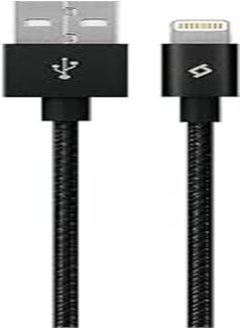 اشتري TTEC 2Dkm02S AlumiCable MFI Lightning to USB Data Cable, 120 cm - Black في مصر