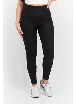 اشتري Women Sportswear Fit Running Leggings, Black في الامارات