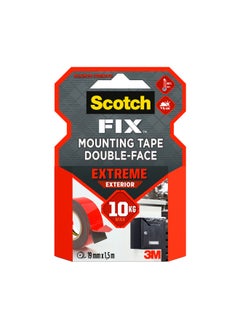 Buy Scotch Extreme Exterior Mounting Tape 19Mm X 1.5 Meter Pt1100-1915-P in UAE