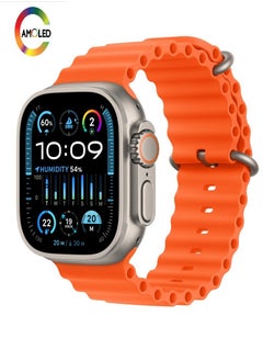 Buy Smart Watch WS Series 9 AMOLED display With Health Fitness Tracker Sport Watch  Supports 49MM-ORANGE in Saudi Arabia