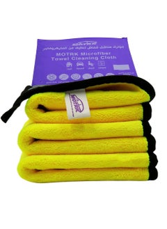 Buy MOTRK Microfiber Towel Car Cleaning Tools High Absorbent Reusable Cleaning Cloth Car Wash Tools Car Accessories 3Pack 500GCM in Saudi Arabia