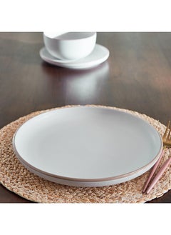 Buy Olivia Ceramic Dinner Plate 27x1.5x27 cm in UAE