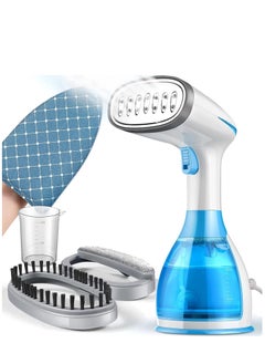 Buy Steamer for Clothes, 15s Heat up Handheld Clothes Steamer with Ironing Glove, Portable Travel Clothes Steamer, Fabric Wrinkle Remover with Detachable Water Tank, 3 Steam Modes in Saudi Arabia