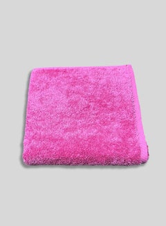 اشتري Hand towel size 50×100 100% cotton weight 250 grams pink color في السعودية
