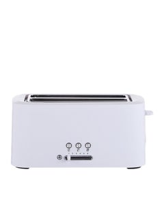 Buy 4 Slice Stainless Steel Pop-up Sandwich Toaster with 6 Gears Adjustable , White in UAE