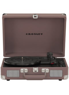 اشتري Crosley CR8005F-PS Cruiser Plus Vintage 3-Speed Bluetooth in/Out Suitcase Turntable Purple Ash في الامارات