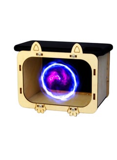 اشتري Hand Craft Cinema Projector, Wooden Mini Projector with Display Stands Mobile, Smartphone Hologram Cinema, Theater Experience 3d, Display Stands Projector for Kids, Gift for Boys Girls 3-12 في الامارات