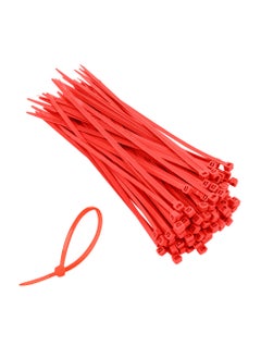 Buy Heavy Duty Red Cable Ties - 300mm, 100 Pack - UV & Heat Resistant Zip Ties for Cable Management in UAE