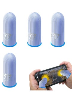 اشتري Gaming Finger Sleeves - Ultra-Thin, Breathable Silver Fiber Thumb Protectors for Enhanced Mobile Control - Sweatproof & Odor-Resistant في الامارات