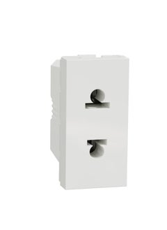 Buy New Unica 2P 16A Euroamerican Socket Outlet - Glossy White in Egypt