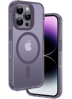 اشتري Titan Pro Mag for iPhone 14 Pro Max Case Cover with MagSafe (10 Feet Drop Proof) - Deep Purple في الامارات