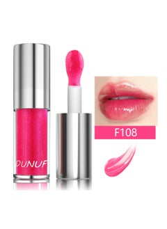 Buy Lip Glow Oil Deep Nourishing Moisturizing Glossy Mirror Shiny Plumping Long Lasting Lightweight Non Sticky Portable Lip Oil Lip Care to Fade Lines and Exfoliate Dead Skin for Women 3.5ml in Saudi Arabia