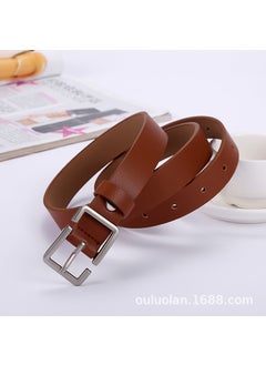 Buy Korean Style Denim Belt Unisex Casual PUCAMEL CAMEL in UAE