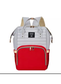 Buy Diaper bag waterproof color(Red in gray) in Egypt