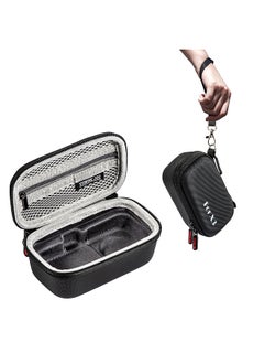 Buy Portable Sports Camera Storage Bag Small Carrying Case Hardshell Protective Case Shockproof Waterproof with Wrist Strap Carabiner Compatible with Insta360 X3 in Saudi Arabia