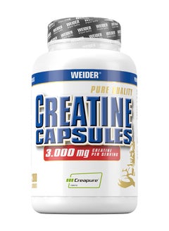 Buy Creatine Capsules 3.000mg Creatine per Servings, (Creapure) 200 Capsules in UAE