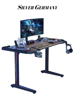 Buy Computer Desk Desktop Home E-sports Table and Chair Bedroom Simple Table Workbench Desk Student Study Table Armor with RGB Light Belt in Saudi Arabia