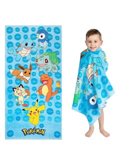 اشتري Intag Pokemon Kids Super Soft Cotton Beach Towel, 58inx28in في الامارات