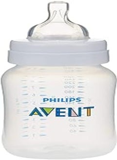 Buy Philips Avent Anti-colic baby bottle 260ml white +1m SCF813/61 in Egypt