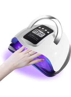 Buy UV LED Nail Lamp 280W Professional Nail Dryer UV Light for Nails with 66 Beads, UV Light for Nails Gel Polish, Auto Sensor 4 Timer Setting Portable Nail Art Tools for Fingernail Toenail in UAE