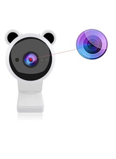 Buy Webcam 1080P HD Panda webcam with microphone driver, suitable for PC desktop computer plug and play video streaming conference game 4k webcam in Saudi Arabia