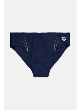 اشتري Men Brand Logo Drawstring Swim Trunks, Navy في السعودية