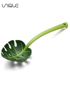 Buy Colander - Turtle leaf colander - BPA-Free Kitchen Spoon High Heat Resistant Nylon Spoon for Cooking Cooking Spoon for Nonstick Cookware Kitchen Utensil Spoon Designed for Cooking Baking Mixing in UAE
