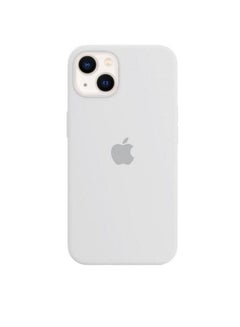 Buy Silicone Case Cover For Apple iPhone 13 6.1inch White in UAE