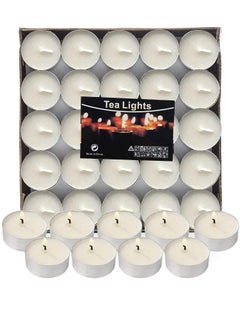 Buy Candle Tea Light White/Silver in UAE