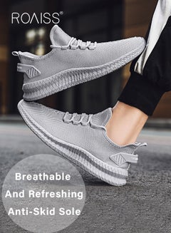 Buy New Arrival Running Sports Shoes for Men Sneakers Mesh Breathable Footwear Classic Design Walking Shoes Casual Shoe Outdoor Non-Slip Camping Shoes Summer in Saudi Arabia