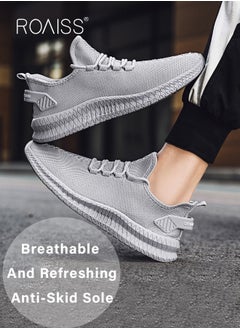 Buy New Arrival Running Sports Shoes for Men Sneakers Mesh Breathable Footwear Classic Design Walking Shoes Casual Shoe Outdoor Non-Slip Camping Shoes Summer in Saudi Arabia