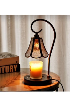 اشتري Candle Warmer Lamp with Timer & 2 Bulbs for Bedroom Home Décor, Electric Dimmable Wax Melting Warmer for Large Aroma Scented Jar Candles, Housewarming Gifts for Women Mom Her في الامارات