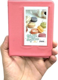 اشتري Mini Photo Album 64 Pockets - Fits for Fujifilm Instax Mini 11 Mini 9 Mini 8 Mini 90 Mini 25, Polaroid Snap PIC-300, Kodak Mini 3-Inch Film (flamingo pink) في الامارات