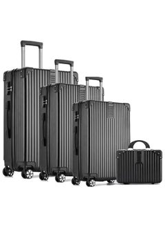 Buy Luggage Set 4-piece (14/20/24/28)" Suitcases with Universal Wheels PC+ABS Durable Hardshell Luggage in Saudi Arabia