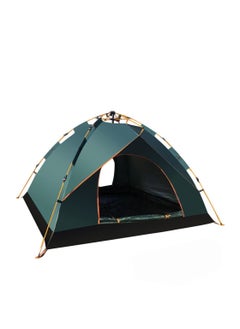 Buy Camping Tent 3-4 Persons, Pop Up Tents Removable Instant Tent 2 Door Breathable Waterproof UV Protection, Family Dome Tent for Family Outdoor Sports Travel Picnic with Carrying Bag in UAE