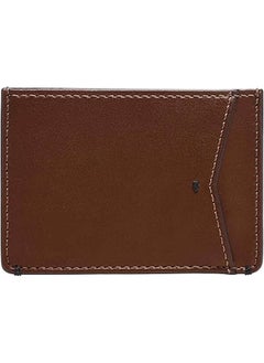 اشتري Fossil Men's Joshua Vegan Cactus Slim Minimalist Card Case Front Pocket Wallet for Men في الامارات