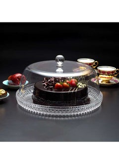 Buy Acrylic Diamond Round Cake Set in UAE