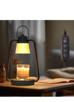 Buy Candle Warmer Lamp Dimmable Timer: Electric Metal Top Down Light Heat Melting Wax Candles Vintage Fits Large Small Jar  Candel ,Holidays Gift in UAE