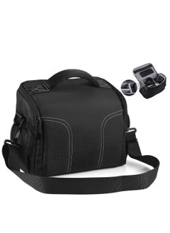 Buy Waterproof Anti-shock Camera Travel Bag - Shoulder Crossbody Sling Bag Medium Soft Padded Case for Men and Women, Compatible with Nikon Canon Sony Pentax Olympus Panasonic DSLR SLR Mirrorless Cameras in Saudi Arabia