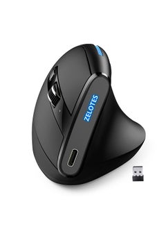 Buy F-36A 2.4G Wireless Mouse Charging Blu-ray 6-button Optical mouse 3 level DPI black in UAE