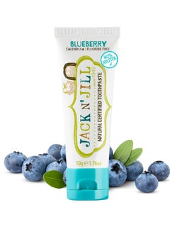 Buy Jack N' Jill Kids Natural Toothpaste, Made With Natural Ingredients, Helps Soothe Gums & Fight Tooth Decay, Suitable From 6 Months+ - Blueberry Flavour 1 X 50G in UAE