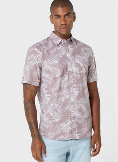 Buy Casual Printed Regular Fit Shirt in Saudi Arabia